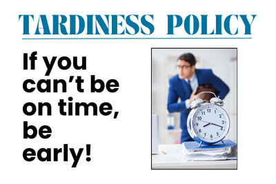 Policy on Tardiness - dv20