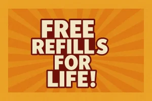 Free Refills for Life 3